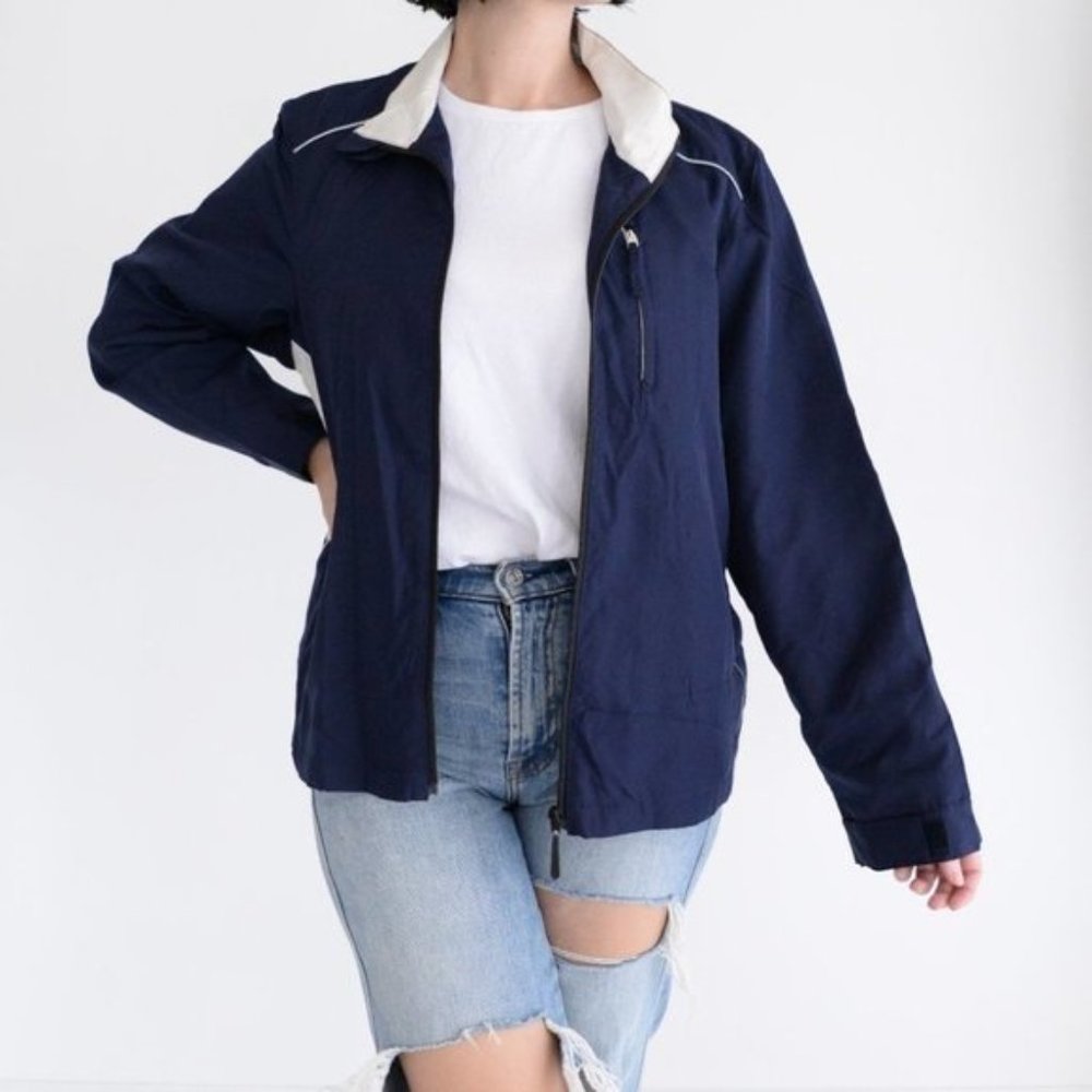 Vintage R&R Navy Spring/ Fall Jacket Size  Large